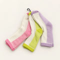 Girls Colorblock Crew Socks – Pack of 3