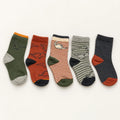 Boys Dinosaur Crew Socks – Pack of 5 | 9–10 Years