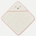 White Bear Hooded Baby Towel