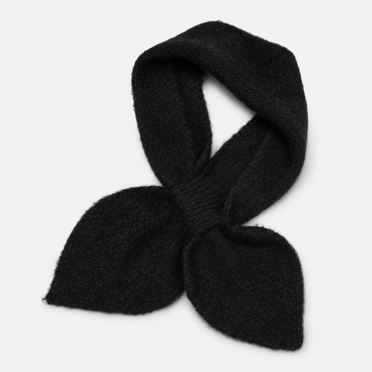Black Knitted Kids Scarf