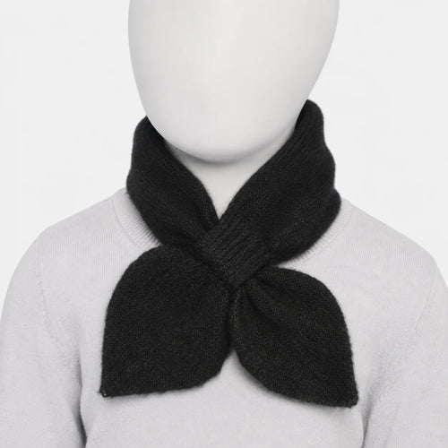 Black Knitted Kids Scarf