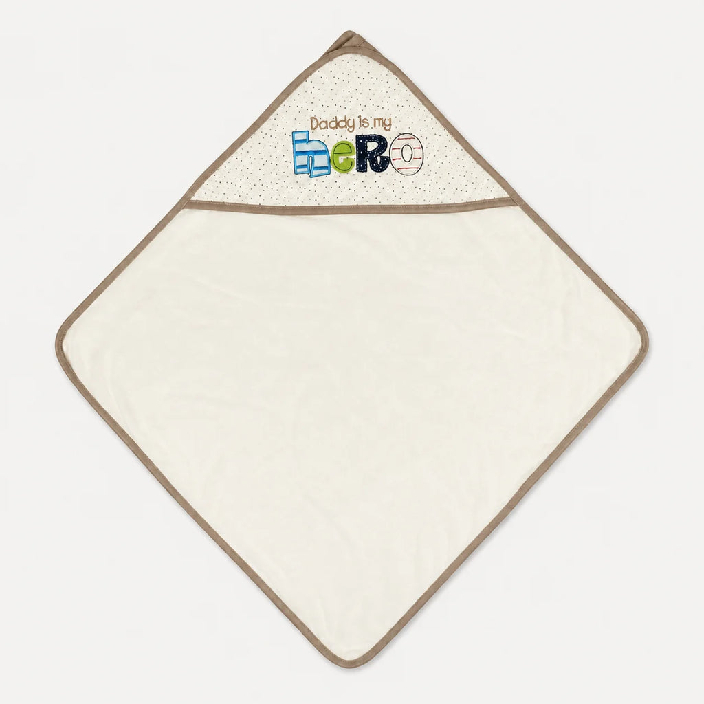 Off-White Daddy Hero Hooded Baby Towel