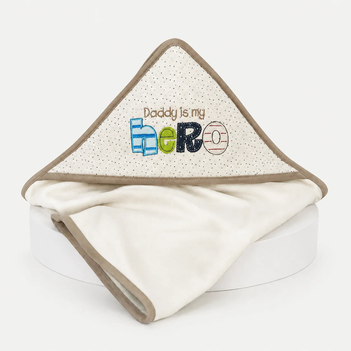 Off-White Daddy Hero Hooded Baby Towel