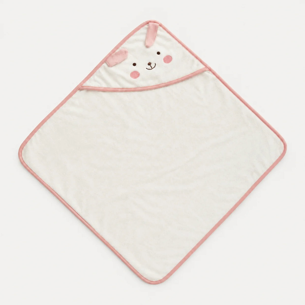 Off-White Bunny Hooded Baby Towel