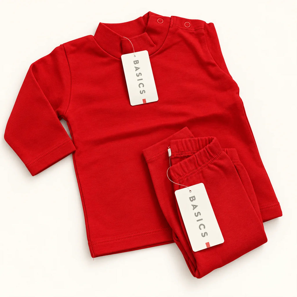 Minnie Minors Red Basics Baby 2-Piece Set