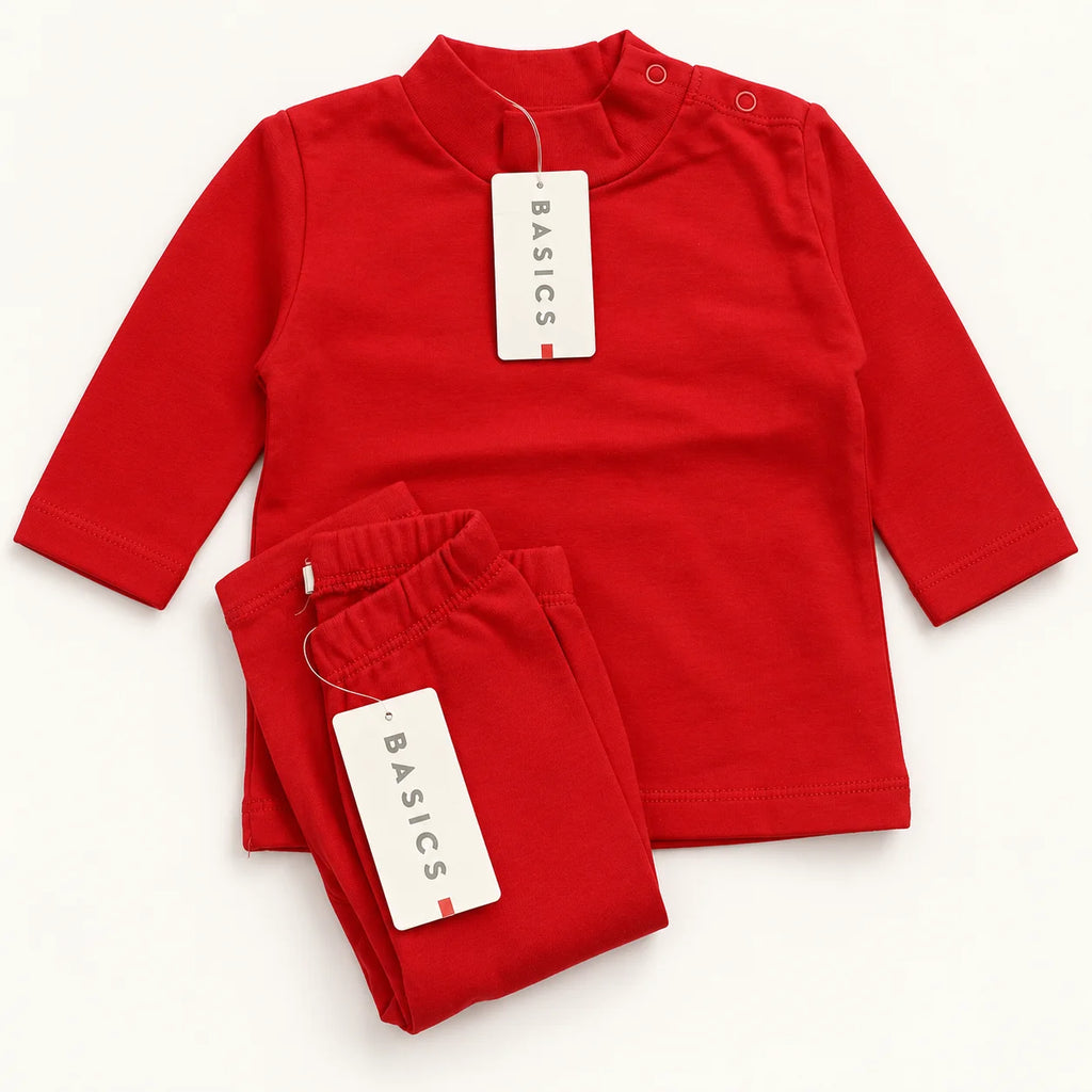Minnie Minors Red Basics Baby 2-Piece Set