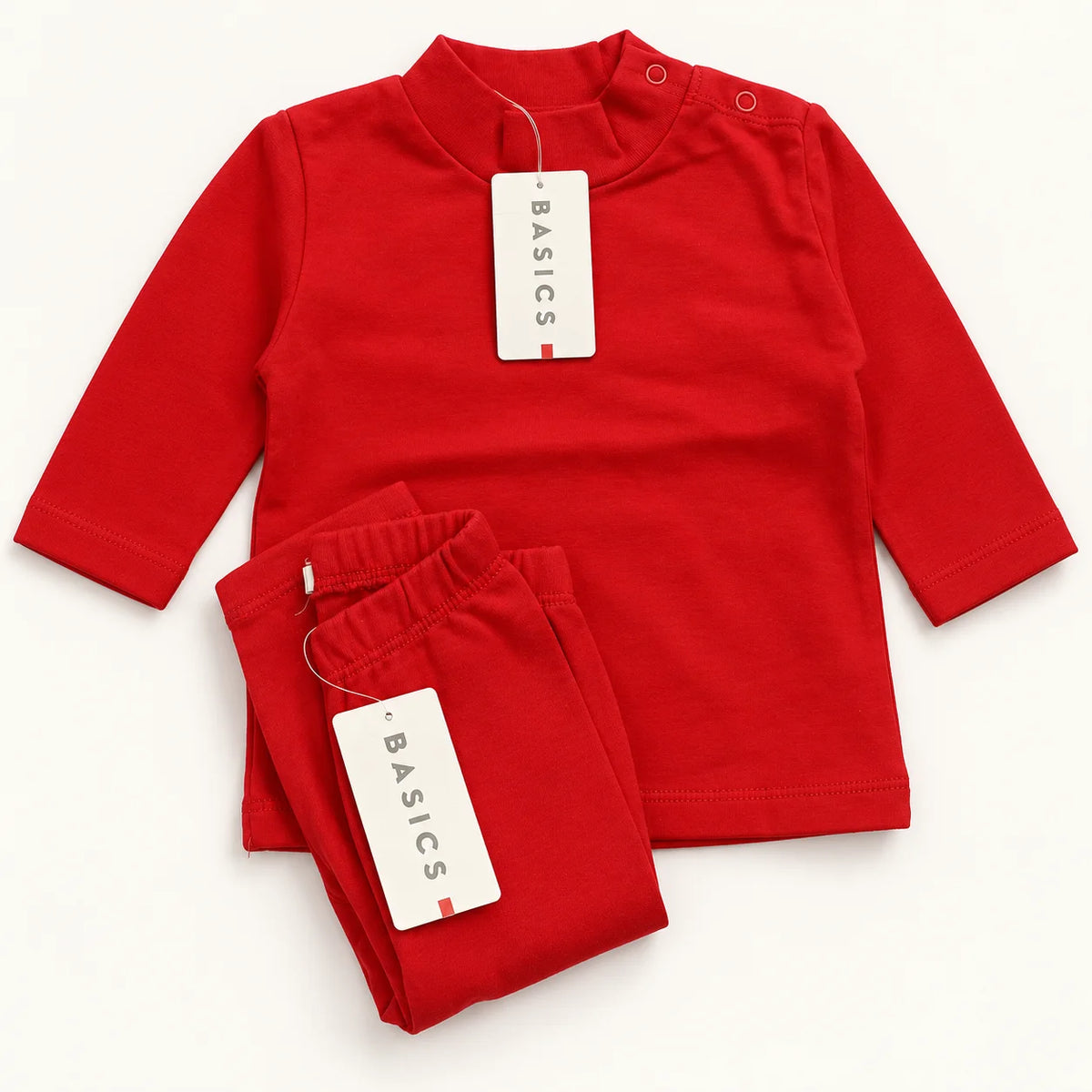 Minnie Minors Red Basics Baby 2-Piece Set