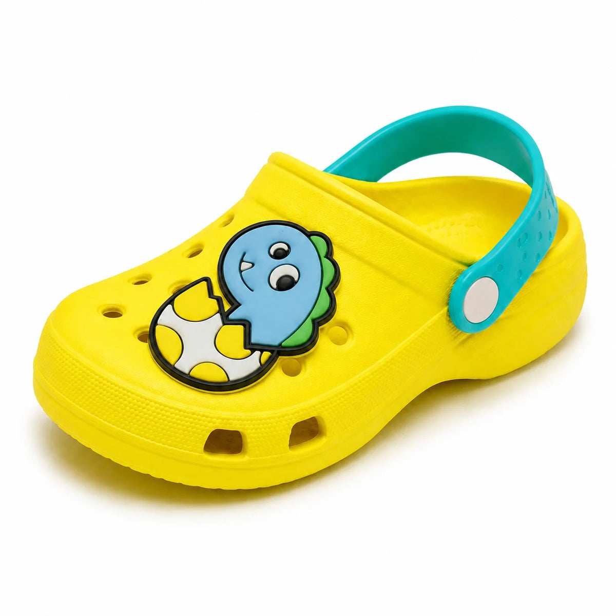 Kids Yellow Dinosaur Clogs – Dino Hatch | SH-004
