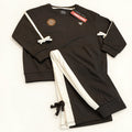 Minnie Minors Boys Black & White Two-Piece Lounge Wear Set
