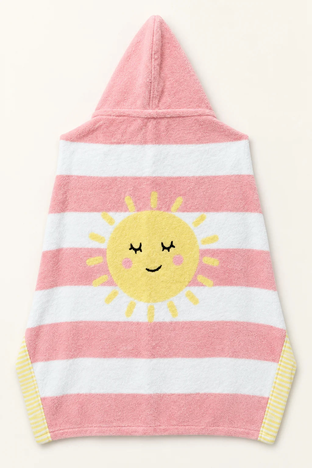Pink Sunshine Hooded Bathrobe for Kids