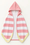 Pink Sunshine Hooded Bathrobe for Kids