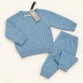 Minnie Minors Baby Blue Knitted Sweater & Pants Set