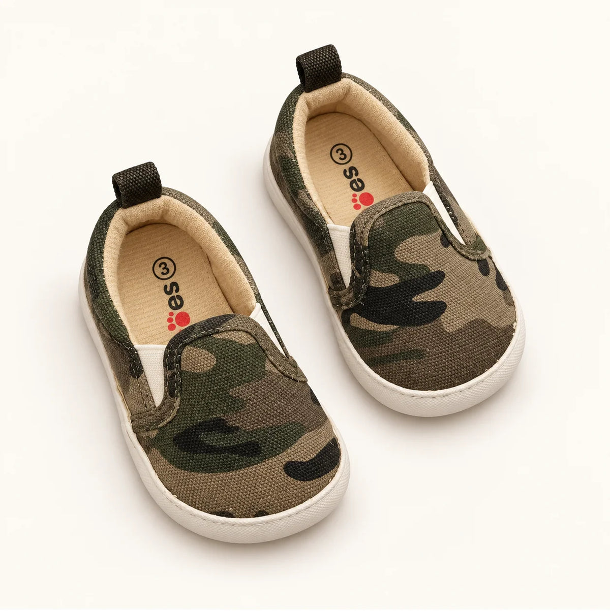 Minni Toes Camouflage Baby Slip-On Shoes