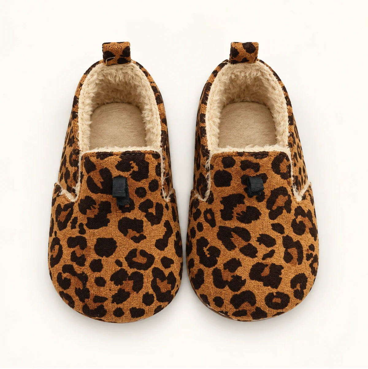 Minni Toes Leopard Print Baby Slip-On Shoes
