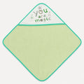 Light Green You Are Magic Hooded Baby Towel