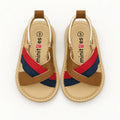 Minni Toes Multicolor Cross-Strap Baby Sandals