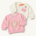 Baby Graphic Tops & Floral Jeans Bundle