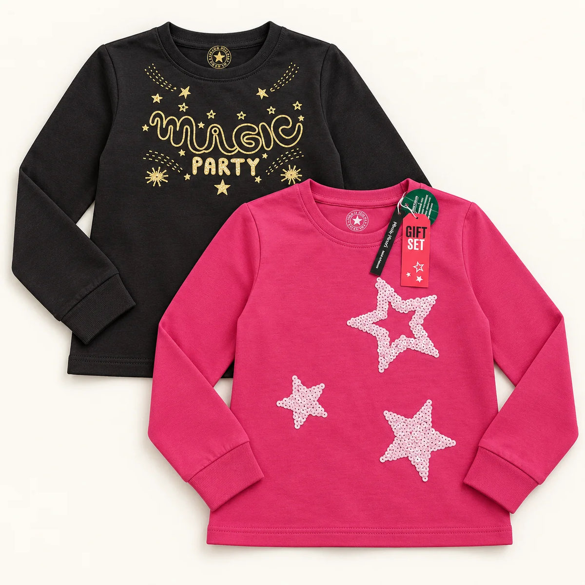 Girls Magic Party & Sequin Star Two-Top Gift Set